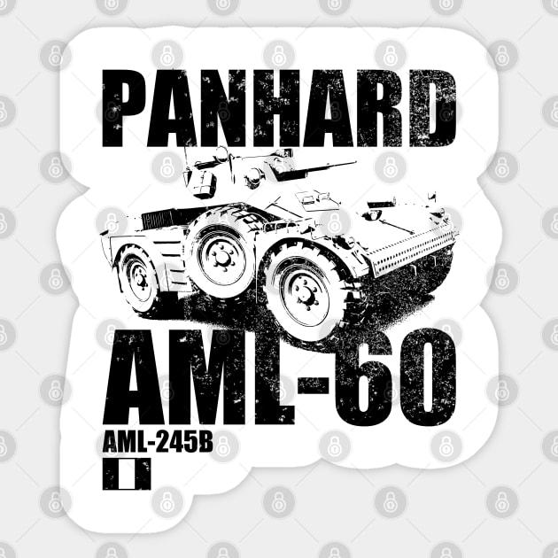 Panhard AML-60 (distressed) Sticker by TCP